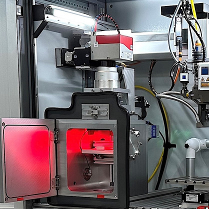 LMP+ laser beam Laser beam system with screen